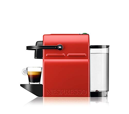 Fralix Inissia - Machine à Café à Capsules, Réservoir 0,7L, Rouge Rubis