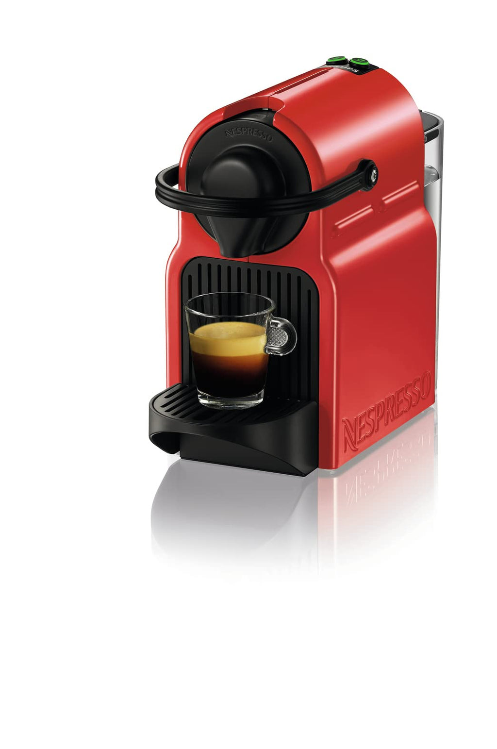 Fralix Inissia - Machine à Café à Capsules, Réservoir 0,7L, Rouge Rubis
