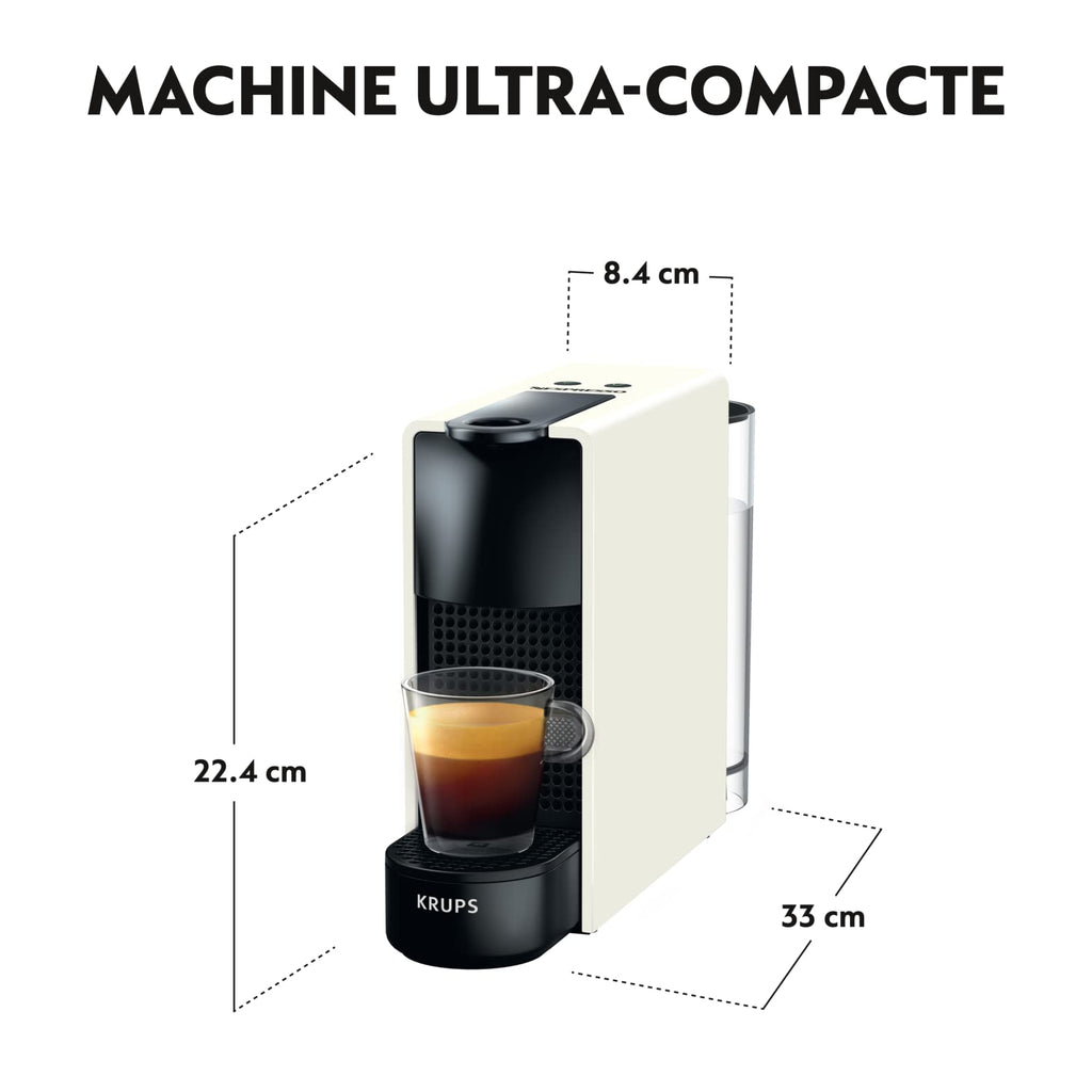 Fralix Essenza Mini - Machine à Café à Capsules Compacte, Blanc