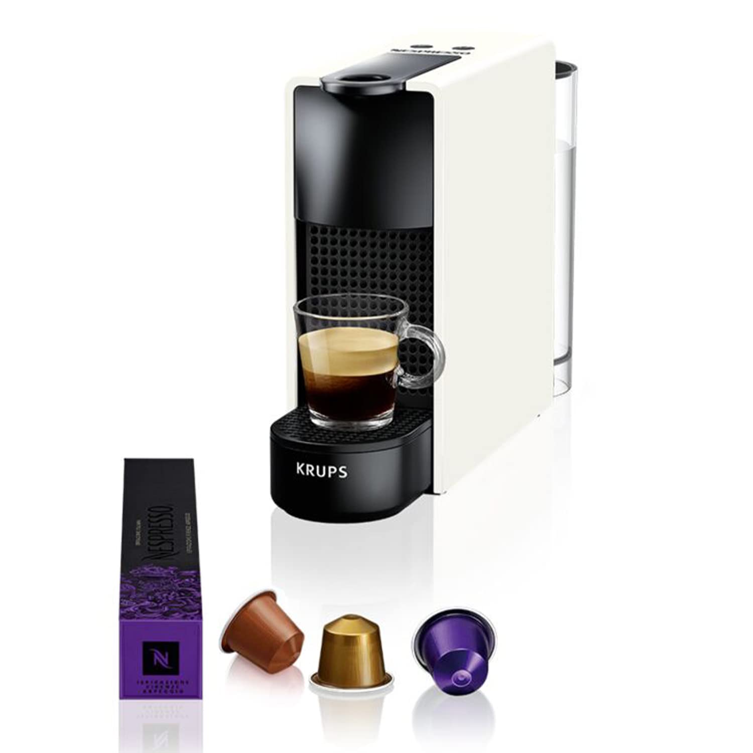Fralix Essenza Mini - Machine à Café à Capsules Compacte, Blanc