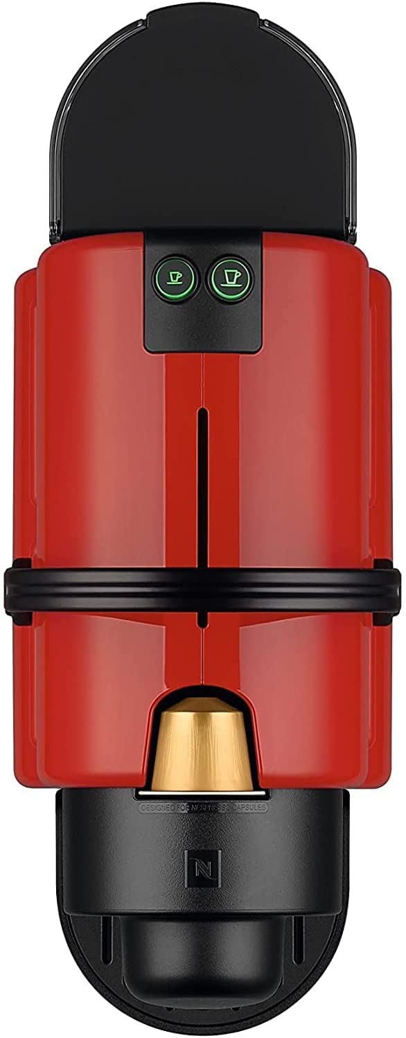 Fralix Inissia - Machine à Café à Capsules, Réservoir 0,7L, Rouge Rubis