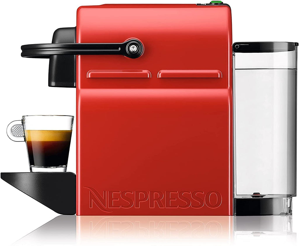 Fralix Inissia - Machine à Café à Capsules, Réservoir 0,7L, Rouge Rubis
