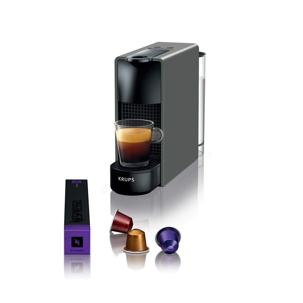 Fralix Essenza Mini - Machine à Café à Capsules Compacte, Gris Intense
