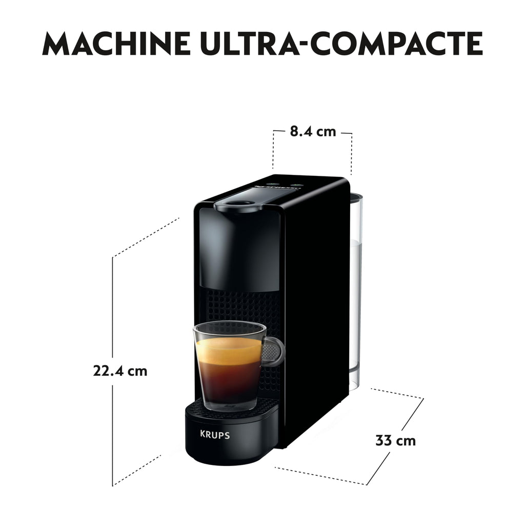 Fralix Essenza Mini - Machine à Café à Capsules Compacte, Noir
