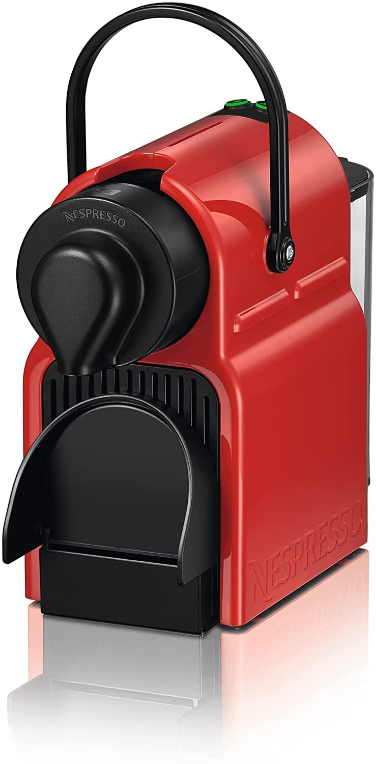 Fralix Inissia - Machine à Café à Capsules, Réservoir 0,7L, Rouge Rubis