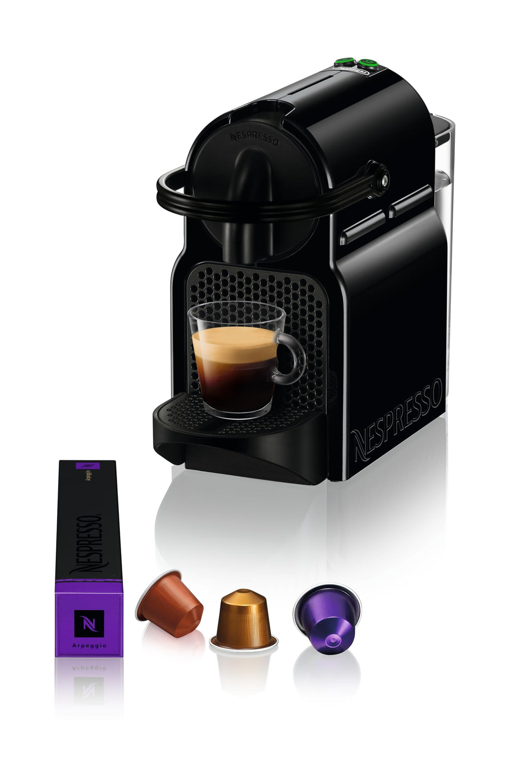 Fralix Inissia - Machine à Café à Capsules Compacte, Noir